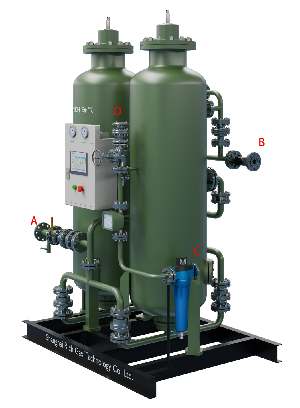 pnf變壓吸附制氮機